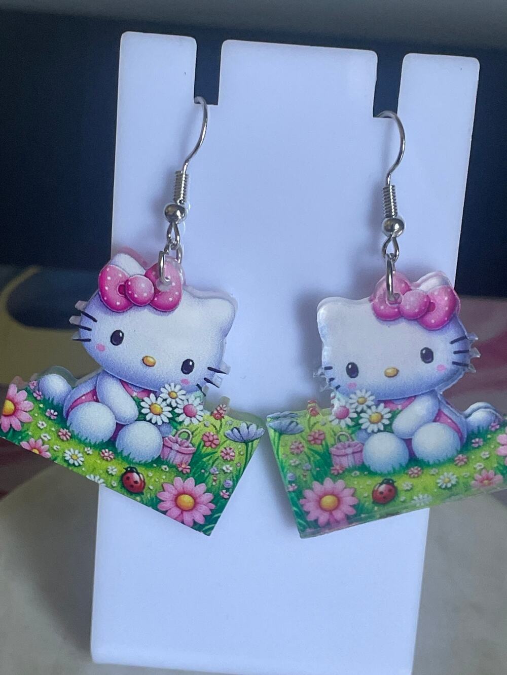 Hello kitty earrings